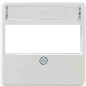 Kommunikationstechnik - Zentralstück für 3 modulare Stecköffnungen RJ45 mit Beschriftungsfeld - N139 100 52