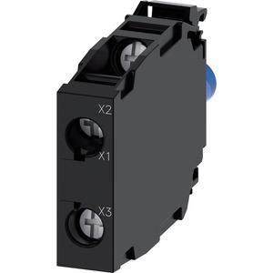 Lampenfassungsblock für Befehls- und Meldegeräte - Ampel LED-Modul mit integrierter LED AC/DC 6-24V rot-gelb-grün Schraubanschluss - 3SU1401-1BG24-1AA0