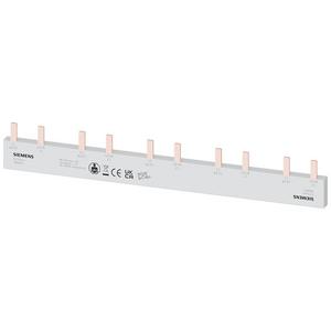 Phasenschiene - Stiftsammelschiene, 16mm² Anschluss: 5x (2-phasig+HS/FS) berührungssicher - 5ST3642
