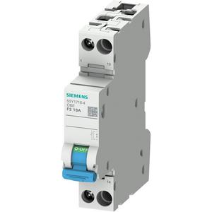 Geräteschutzschalter - Geräteschutzschalter F2 1A AC 230V 50/60Hz - 5SY1701-4