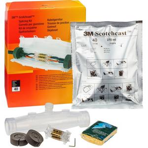 Verbindungs-/Übergangsmuffe - 3M Scotchcast 92-NBA 6 Gießharz-Verbindungsgarnitur 0,6/1 kV 4x70-120/5x50-95 - 7000035343