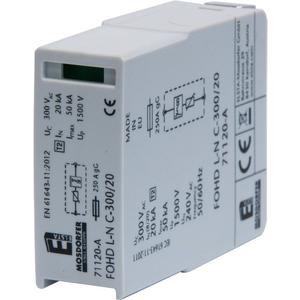 Überspannungsableiter für Energietechnik/Stromversorgung - Überspannungsableiter Steckmodul C/20KA/L/PE - 71120.A