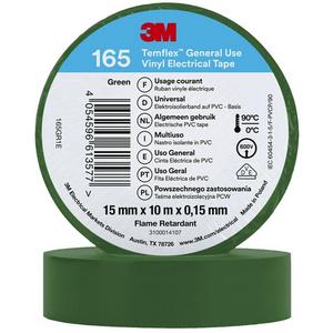 Isolier- und Klebeband - Elektro-Isolierband 15 mm x 10 m Grün - 7100184726