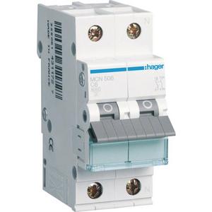 Leitungsschutzschalter - LS-Schalter 1P+N 6kA C-6A 2M - MCN506
