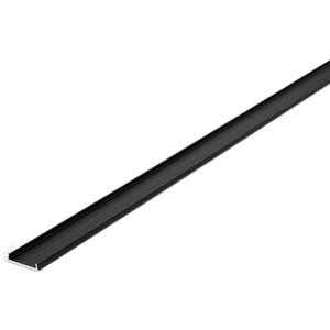 Zubehör/Ersatzteile für Lichtschlauch/-band - Montageplatte VAREO/LENEO 3m schwarz eloxiert - 3H-XXABAI-XXX
