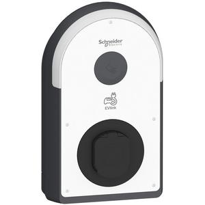 AC-Ladestationen - EVlink Pro AC Wallbox 22kW T2S Steckdose FI Typ B-EV IP55 IK10 NFC/RFID Reader - EVB3S22N4B