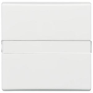 Abdeckung für Schalter, Taster, Dimmer, Jalousie - Wippe mit Beschriftungsfeld alpinweiß - Allwetter 44 (IP44) - 2CKA001731A1643