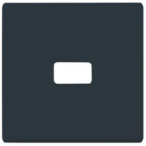 Abdeckung für Schalter, Taster, Dimmer, Jalousie - Wippe offen für Symbol anthrazit - Allwetter 44 (IP44) - 2CKA001731A1700