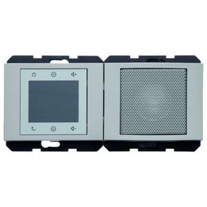 Elektronik-Gerät für Installationsschalterprogramme - Radio Touch DAB+/Bluet. Set mit LS Edelstahl K.5 - 30807004