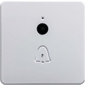 Sprechanlage - SQUAREsmall Corian DESIGNER WHITE Videotürsprechstelle 140x140mm - DI-SQUARE-SMCDW