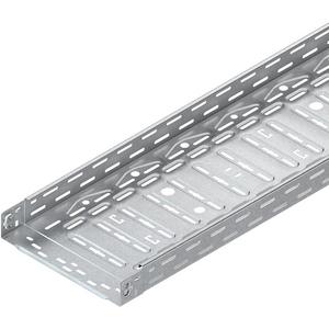 Kabelrinne/Weitspannkabelrinne - Kabelrinne gelocht mit angeprägtem Verbinder 60x300x3000 mm CITO Stahl - 947300