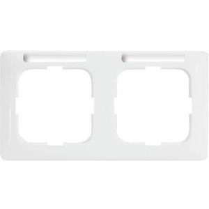 Abdeckrahmen - Abdeckrahmen mit Sichtfenster waagerecht 2-fach alpinweiß - Reflex SI Linear - 2CKA001754A4060