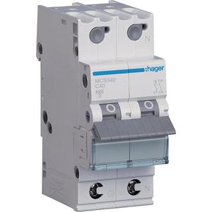 Leitungsschutzschalter - LS-Schalter 1P+N 6kA C-40A QC 2M - MCS540