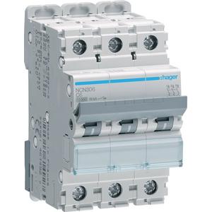Leitungsschutzschalter - LS-Schalter 3P 10kA/15kA C-6A 3M - NCN306