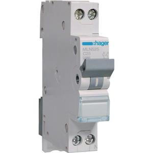 Leitungsschutzschalter - LS-Schalter 1P+N 6kA C-25A 1M - MLN525