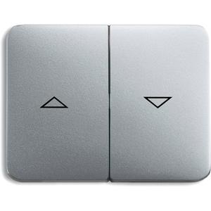 Abdeckung für Schalter, Taster, Dimmer, Jalousie - Wippe alpha für Unterputz Jalousieschalter/-taster Titan matt - 2CKA001751A2842