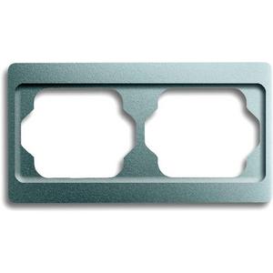 Abdeckrahmen - Abdeckrahmen alpha 2-fach waagerecht Titan matt - 2CKA001754A4125