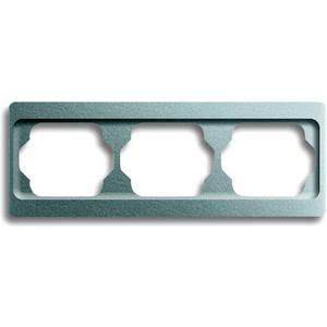 Abdeckrahmen - Abdeckrahmen alpha 3-fach waagerecht Titan matt - 2CKA001754A4127