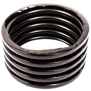 Kunststoff-Wellschlauch - Kunststoff-Schlauch Typ PA aus Polyamid 6, Profil: grob 50 Meter schwarz - 7TCA296000R2022