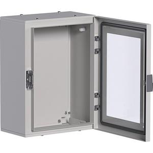 Leergehäuse - Orion Schrank SKI Klarsichttür 400x300x200 mm lichtgrau - FL157A