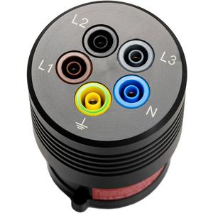 Adapter für Prüf- und Messgeräte - Messadapter zum Messen an 5-poligen 16 A CEE Steckdosen CAT III 300 V - 044040