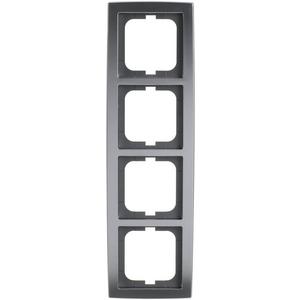 Abdeckrahmen - Abdeckrahmen 4-fach chrom matt - solo - 2CKA001754A4107