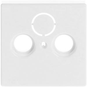 Kommunikationstechnik - Zentralscheibe TV / Radio / SAT 3-fach studioweiß - Plattform 63 - 2CKA001724A2774