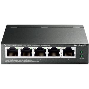Netzwerk Switch - PoE Switch 5xGB 4x802.3at Desktop - TL-SG105PE