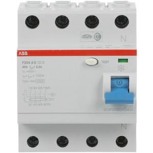 Fehlerstrom-Schutzschalter - FI-Schutzschalter  40A 4-polig 300mA Typ A selektiv - 2CSF204201R3400
