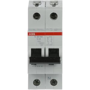 Leitungsschutzschalter - LS-Schalter 1P+N Charakteristik C Bemessungsstrom 4A 6kA - 2CDS251103R0044