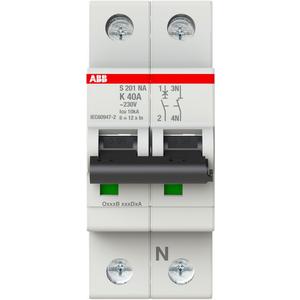 Leitungsschutzschalter - LS-Schalter 1P+N Charakteristik K Bemessungsstrom 40A 6kA - 2CDS251103R0557