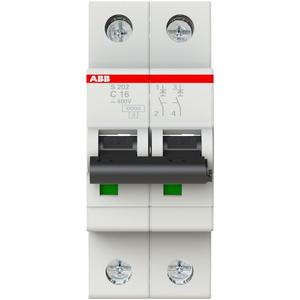 Leitungsschutzschalter - LS-Schalter 2P Charakteristik C Bemessungsstrom 16A 6kA - 2CDS252001R0164
