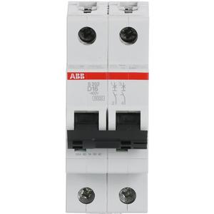 Leitungsschutzschalter - LS-Schalter 2P Charakteristik D Bemessungsstrom 16A 6kA - 2CDS252001R0161