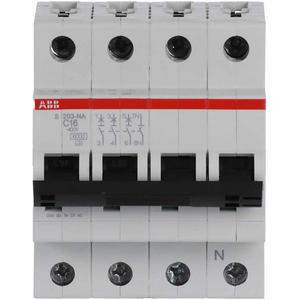 Leitungsschutzschalter - LS-Schalter 3P+N Charakteristik C Bemessungsstrom 16A 6kA - 2CDS253103R0164