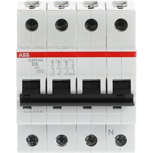 Leitungsschutzschalter - LS-Schalter 3P+N Charakteristik D Bemessungsstrom 6A 6kA - 2CDS253103R0061