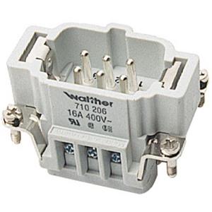 Kontakteinsatz für Industriesteckverbinder - Stifteinsatz B6 0,5 - 2,5 mm² 20 - 14 AWG - 710206