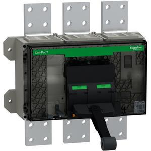 Leistungsschalter für Trafo-, Generator- und Anlagenschutz - ComPacT NS3200N 3-polig 3.200 A max. Ausschaltverm. 85 kA - C320N3FM