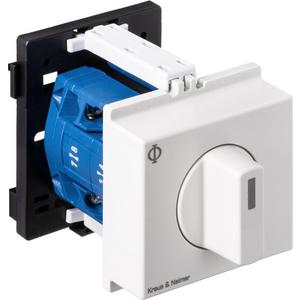 Steuerschalter - Umschalter mit 0-Stellung 1polig 60° 45mm-Schnappbefestigung, - 70008251