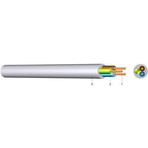 ohne Schutzleiter - PVC Schlauchleitung mittel YMM-O 2x0,75 hellgrau Eca 500m - YMM-O     2X0,75 HGR