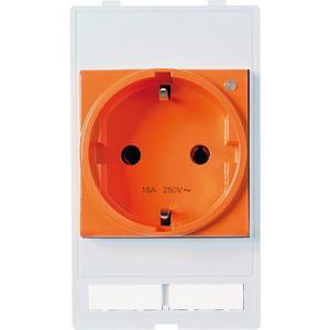 Schalter-/Steckdosenkombination - Modlink MSDD Steckdoseneinsatz Deutschland - 4000-68000-0140000