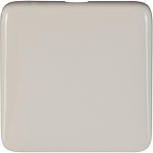 Abdeckung für Schalter, Taster, Dimmer, Jalousie - Abdeckung Leitungsauslass Creo mandelweiß - 776085