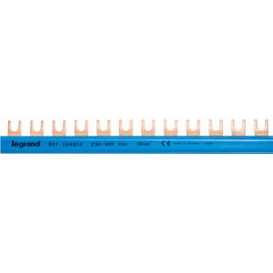Phasenschiene - Gabelkammschiene N 1-polig blau 1 m 16 mm² - 104912