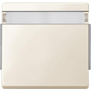 Abdeckung für Schalter, Taster, Dimmer, Jalousie - Wippe mit Schriftfeld weiß AQUADESIGN - 343944
