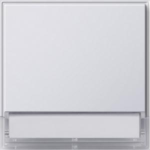 Abdeckung für Schalter, Taster, Dimmer, Jalousie - Wippe beschriftbar groß für TX_44 (WG UP) reinweiß - 067666