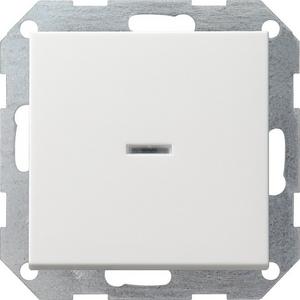 Installationsschalter - Tastschalter Aus 2pol Kontroll System 55 reinweiß - 012203