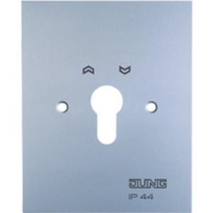 Abdeckung für Schalter, Taster, Dimmer, Jalousie - Metall-Abdeckung ohne Symbole - 6.28WUG