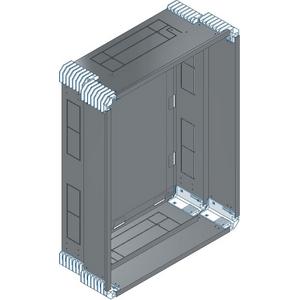 Schaltschrank (leer) - Putzwanne mit Rückwand komplett außen B586xH778xT245mm - PW-2B/K