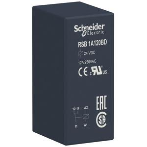 Schaltrelais - Interface-Relais 24VDC 12A 1W RSB1A120BD - RSB1A120BD