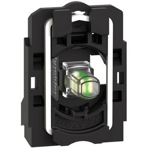 Lampenfassungsblock für Befehls- und Meldegeräte - Lampenfassung Harmony XB5 weiß universelle LED m Befestigungsflansch 230-240V AC - ZB5AVM1