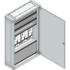 Zähler-Leergehäuse - Aufputz-Zählerverteiler für Niederösterreich mit Rückwand / EVN für TN-Netz - AMZV3-N11/TN